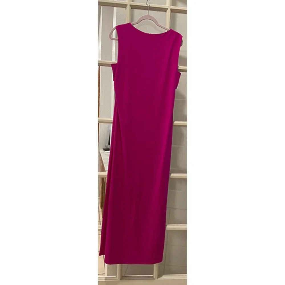 NWT: Rochelle Maxi Dress, Size 10, Neon Fushia, Banana Republic - Picture 3 of 6